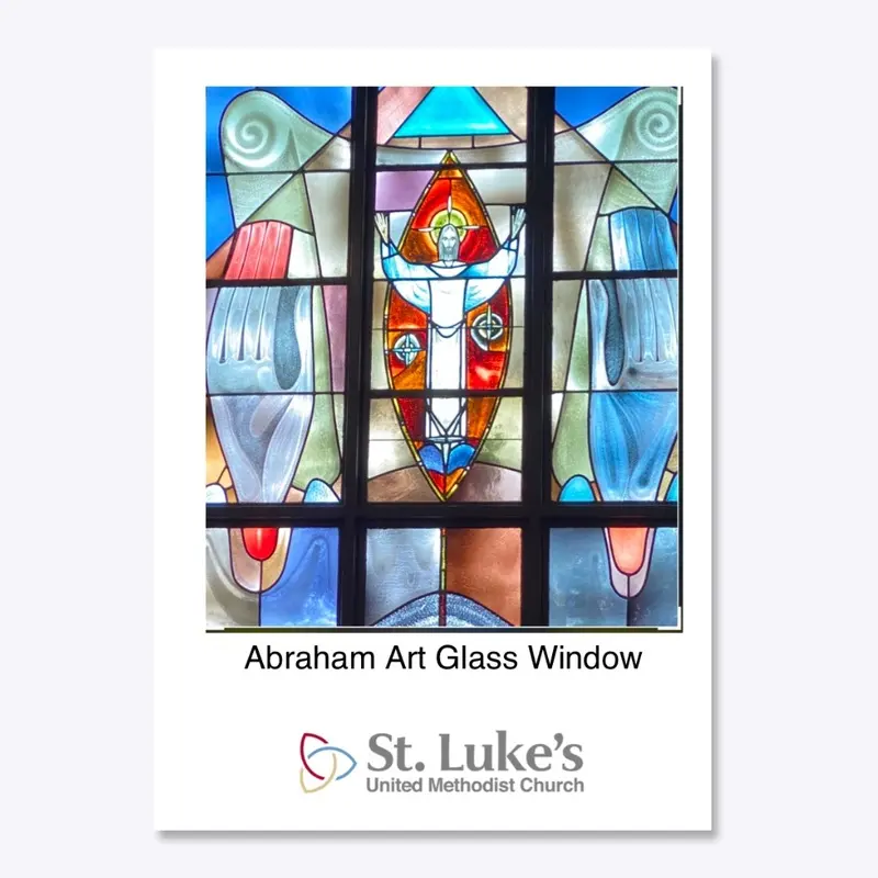 Art Glass Window Sticker - Abraham 